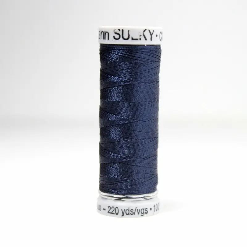 Gutermann Rayon 40 Embroidery Thread 1043 Midnight Navy 1