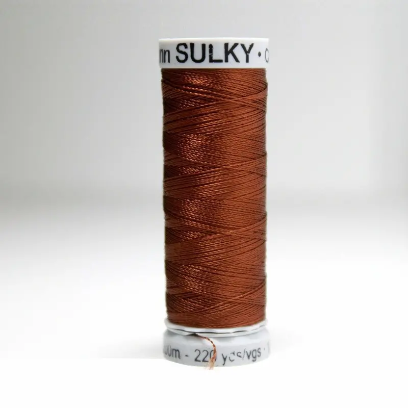 Gutermann Rayon 40 Embroidery Thread 1057 Warm Brown 1
