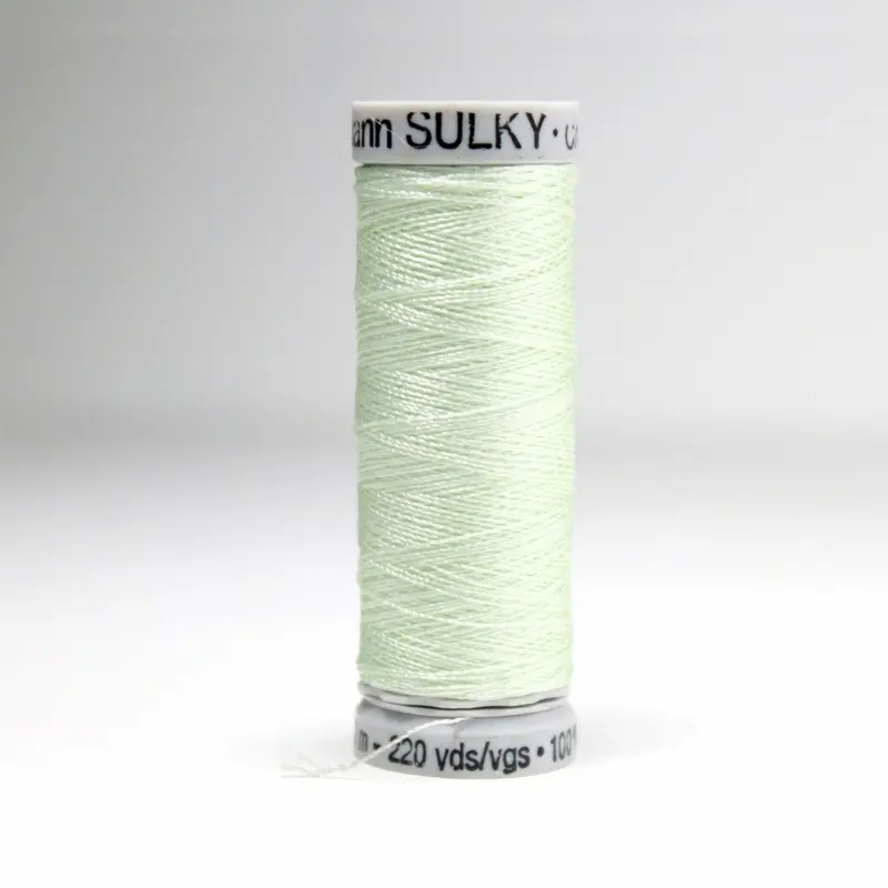 Gutermann Rayon 40 Embroidery Thread 1063 Pale Green 1