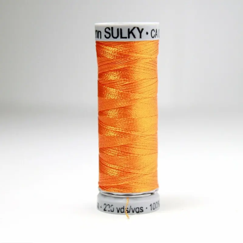 Gutermann Rayon 40 Embroidery Thread 1065 Orange Yellow 1