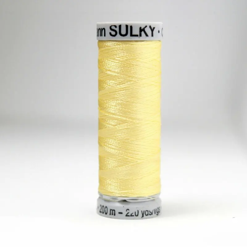 Gutermann Rayon 40 Embroidery Thread 1067 Bright Yellow 1