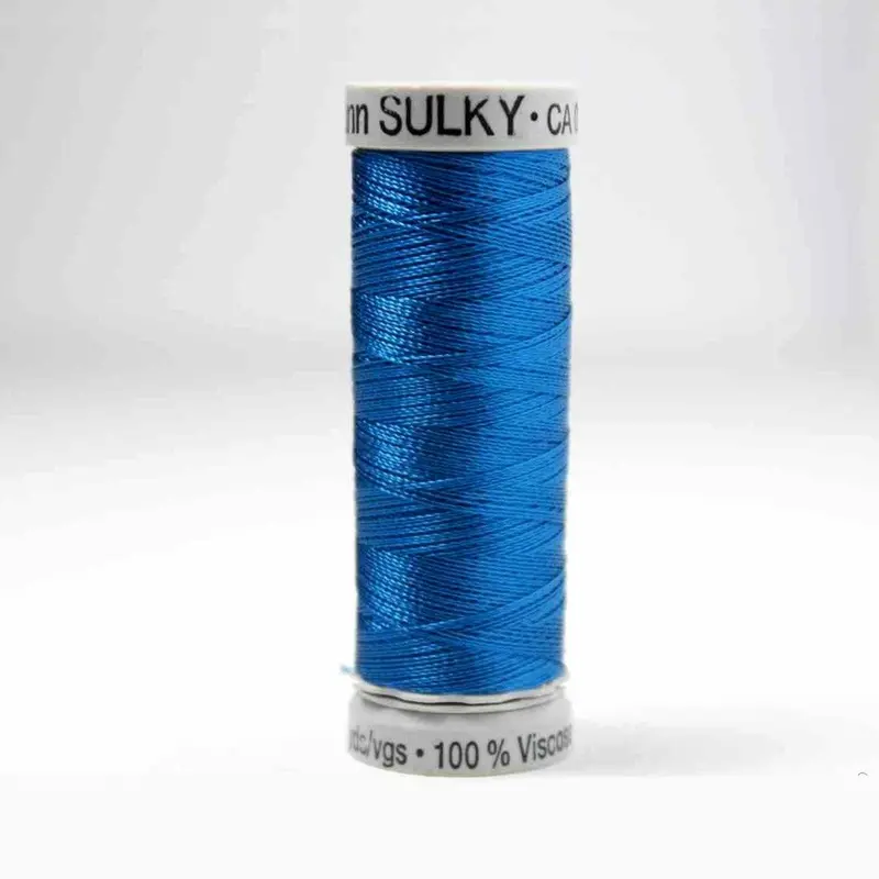 Gutermann Rayon 40 Embroidery Thread 1076 Royal Blue 1
