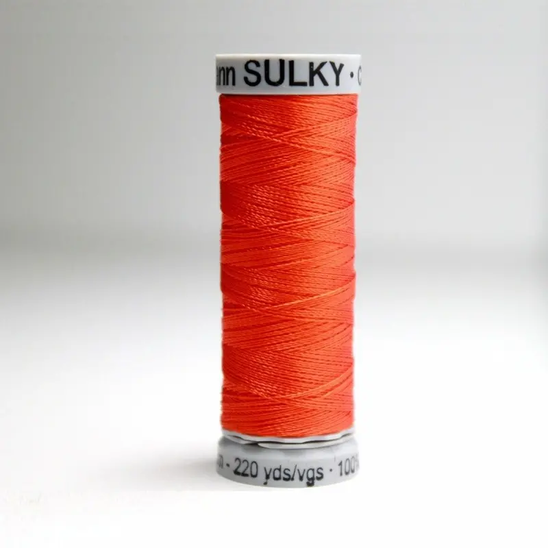 Gutermann Rayon 40 Embroidery Thread 1078 Tangerine 1