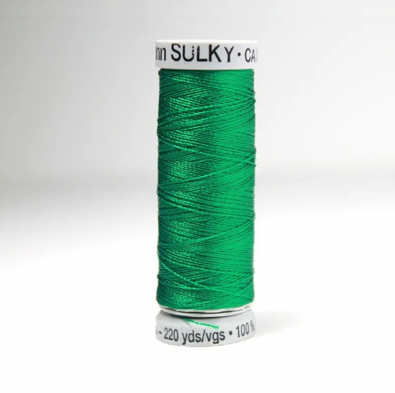 Gutermann Rayon 40 Embroidery Thread 1079 Emerald Green 1