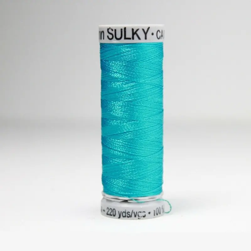 Gutermann Rayon 40 Embroidery Thread 1095 Turquoise 1