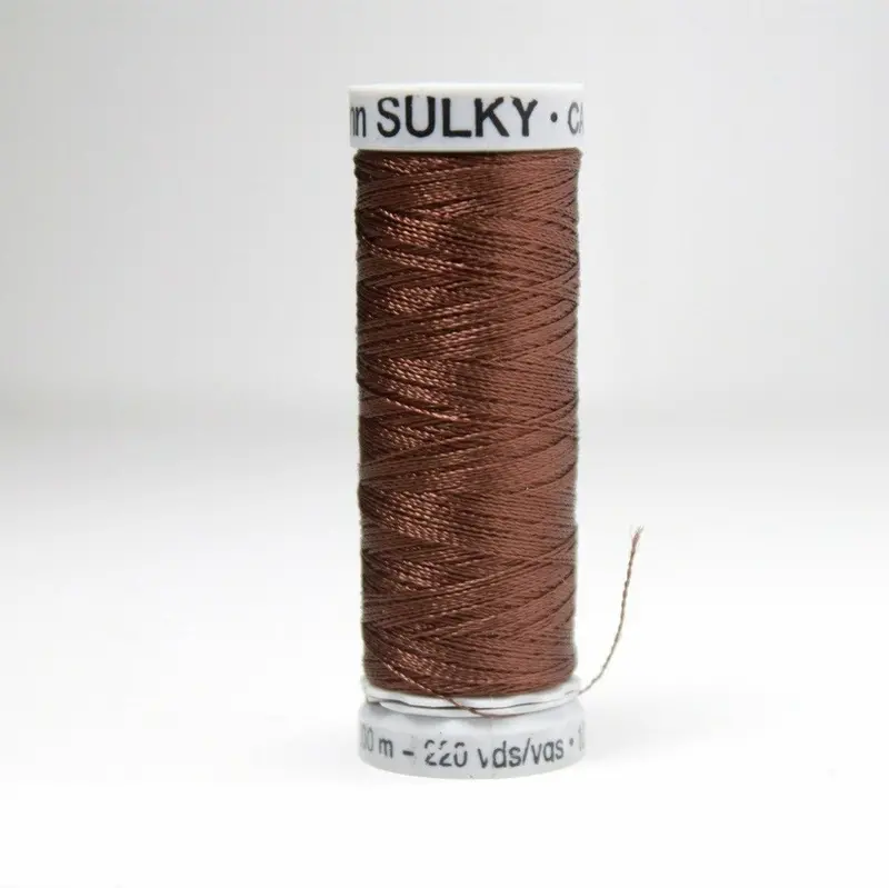 Gutermann Rayon 40 Embroidery Thread 1129 Brown 1