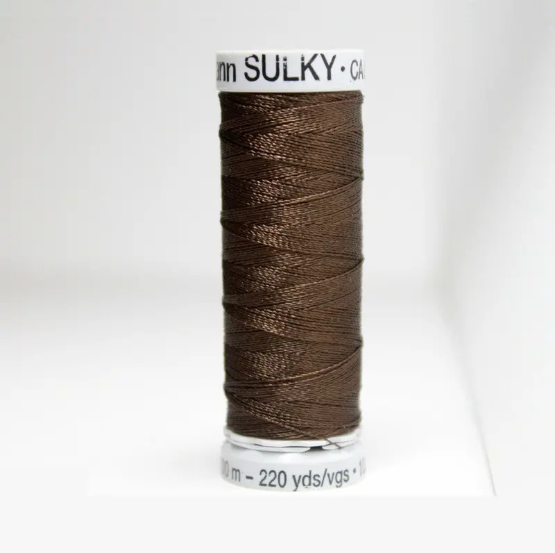 Gutermann Rayon 40 Embroidery Thread 1130 Dark Brown 1