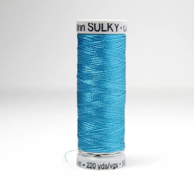 Gutermann Rayon 40 Embroidery Thread 1134 Peacock Blue 1