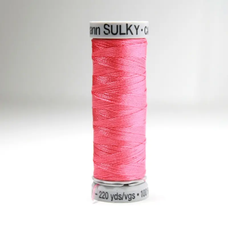 Gutermann Rayon 40 Embroidery Thread 1154 Coral 1