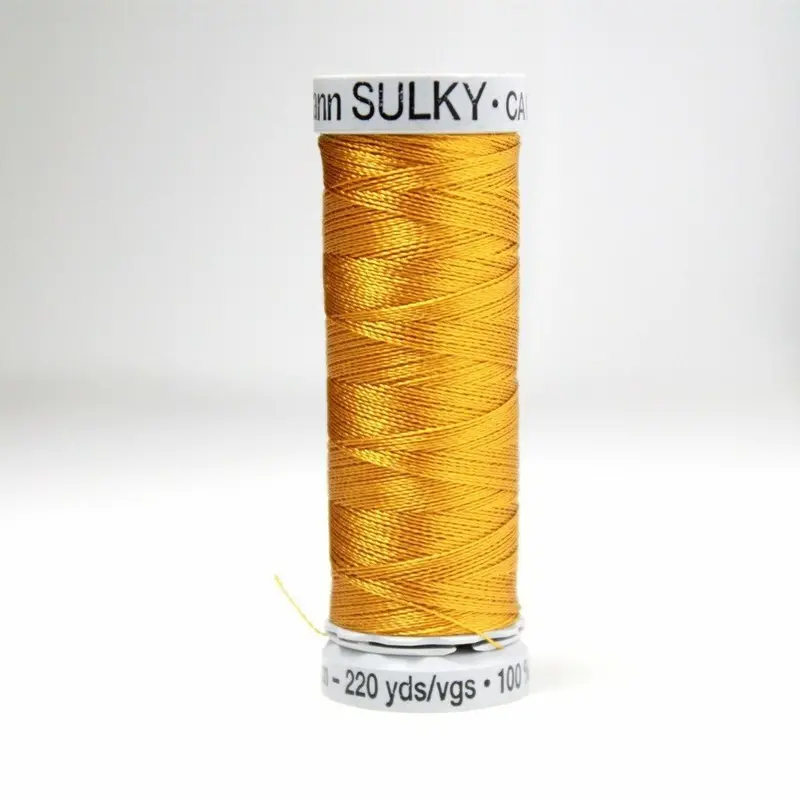 Gutermann Rayon 40 Embroidery Thread 1159 Goldenrod 1