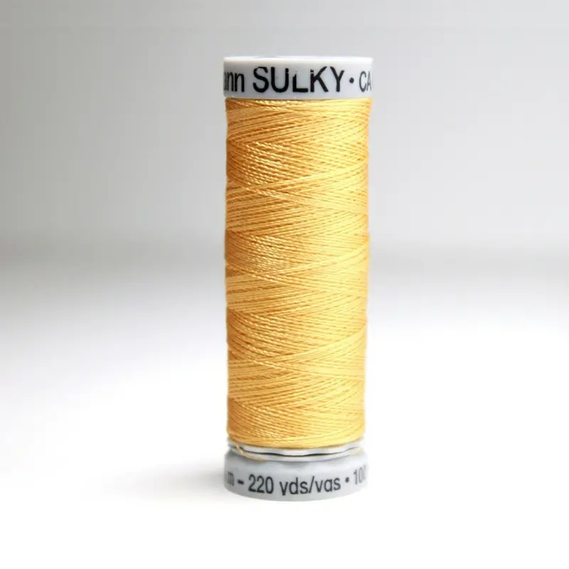 Gutermann Rayon 40 Embroidery Thread 1167 Maize Yellow 1
