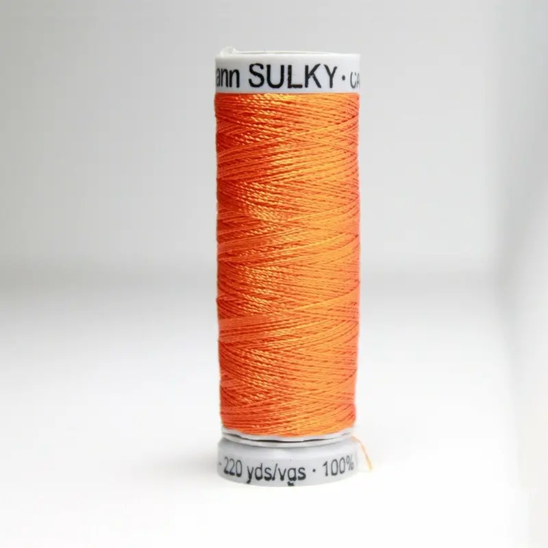 Gutermann Rayon 40 Embroidery Thread 1168 Orange 1