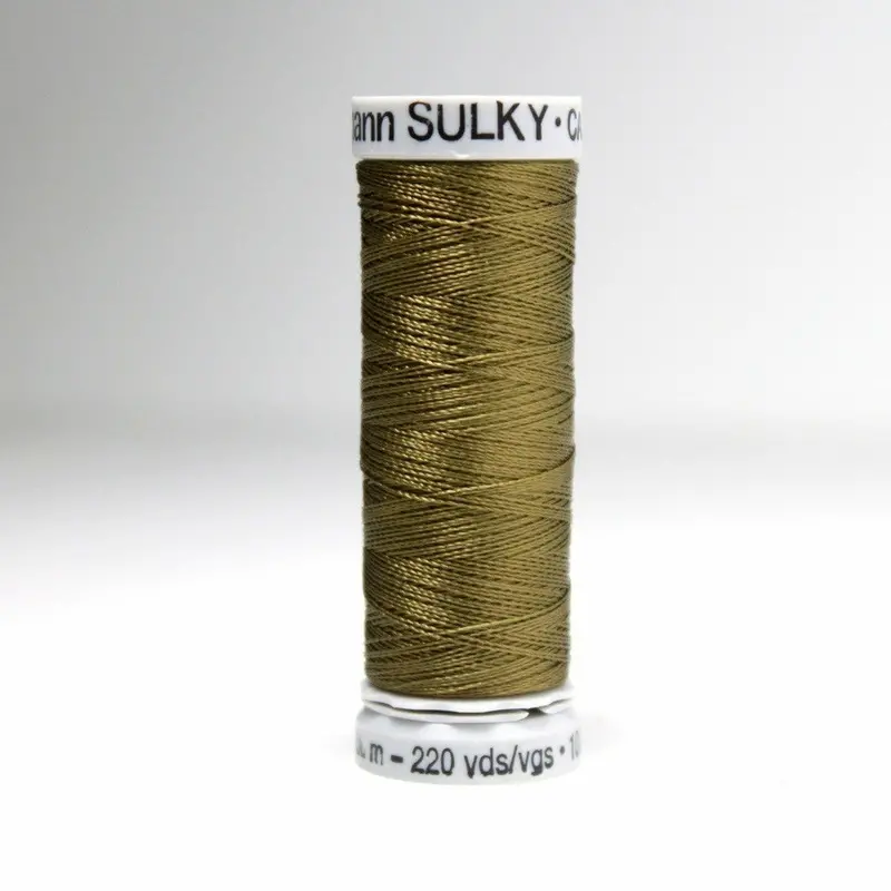 Gutermann Rayon 40 Embroidery Thread 1173 Medium Army Green 1