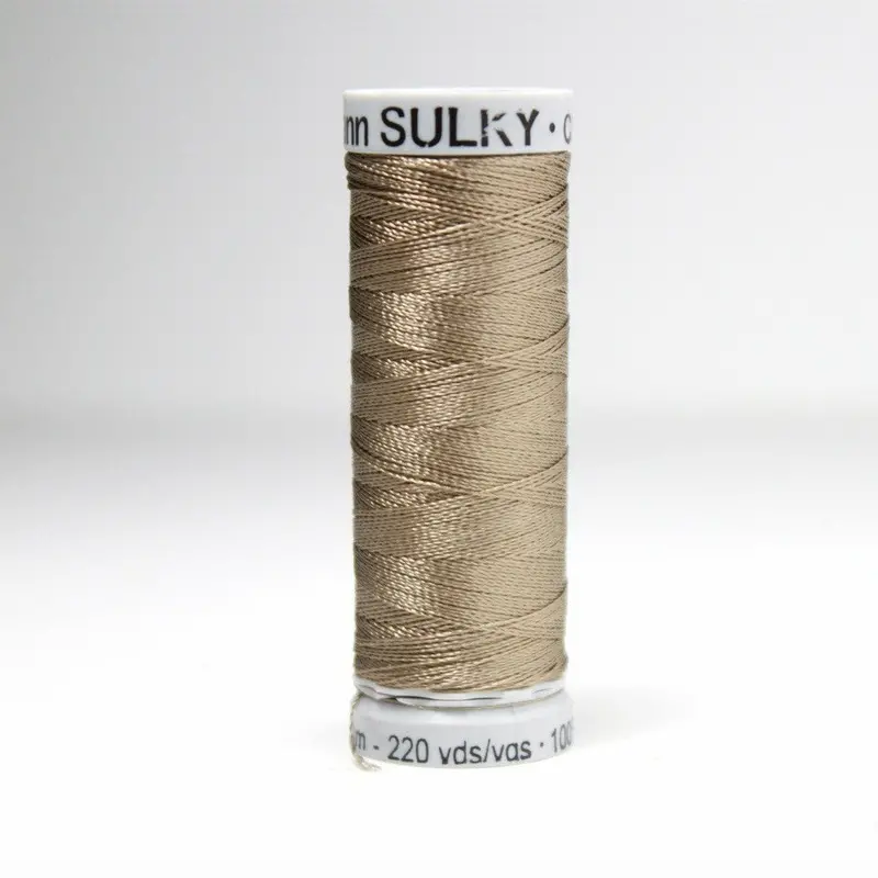Gutermann Rayon 40 Embroidery Thread 1180 Medium Taupe 1