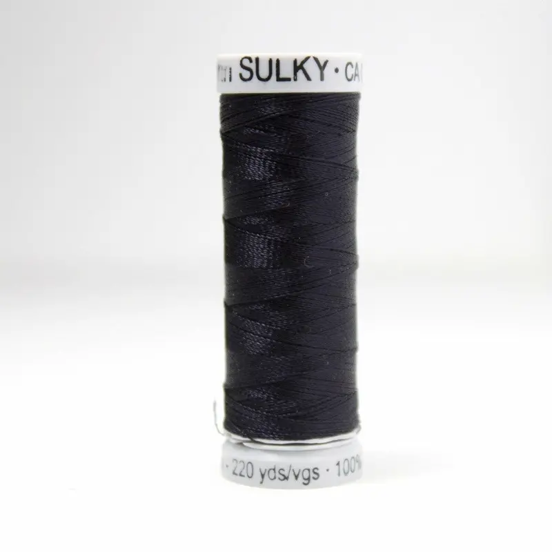 Gutermann Rayon 40 Embroidery Thread 1182 Blue Black 1