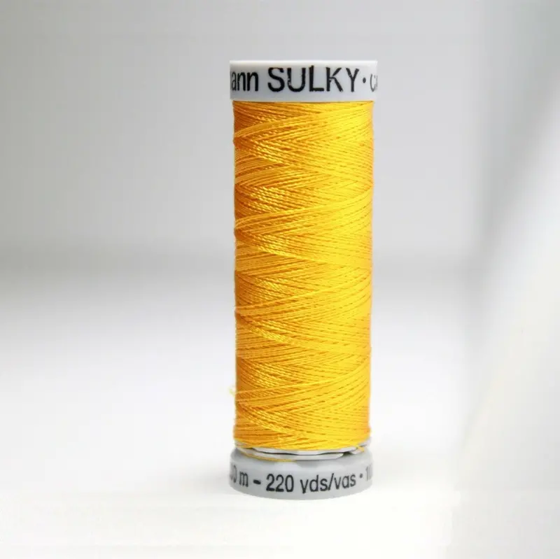 Gutermann Rayon 40 Embroidery Thread 1185 Golden Poppy 1
