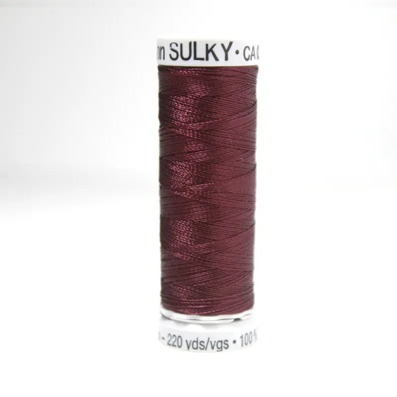 Gutermann Rayon 40 Embroidery Thread 1189 Deep Eggplant 1