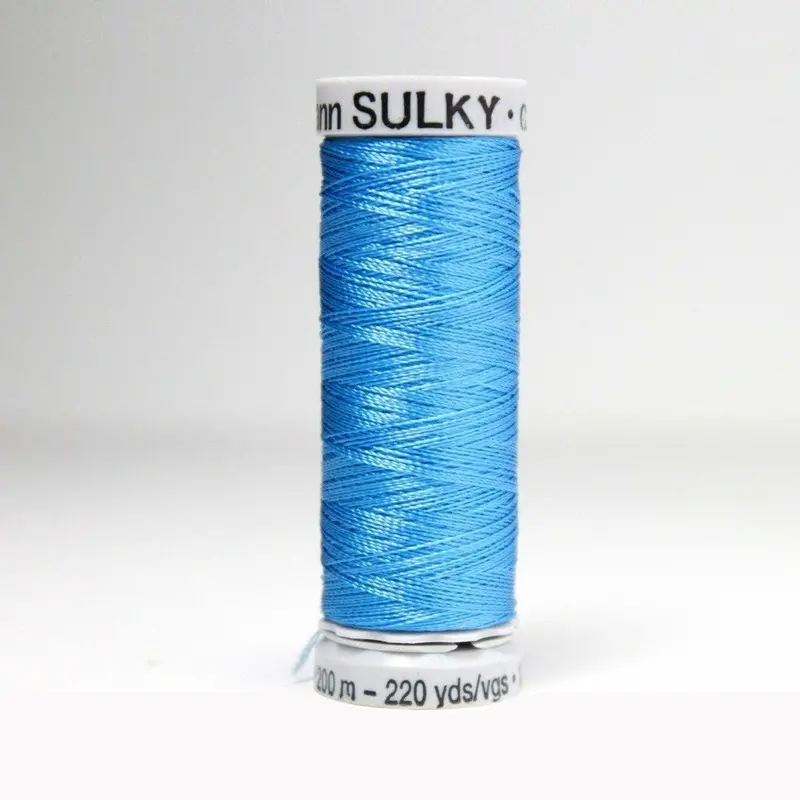 Gutermann Rayon 40 Embroidery Thread 1196 Electric Blue 1
