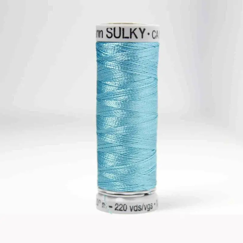 Gutermann Rayon 40 Embroidery Thread 1201 Medium Powder Blue 1