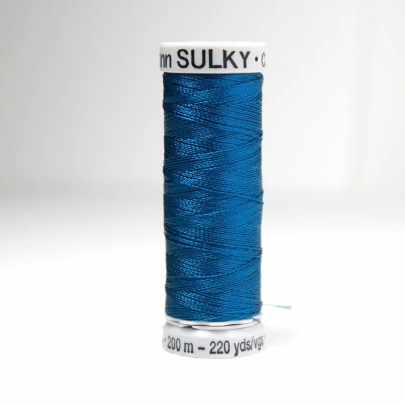 Gutermann Rayon 40 Embroidery Thread 1202 Bright Blue 1