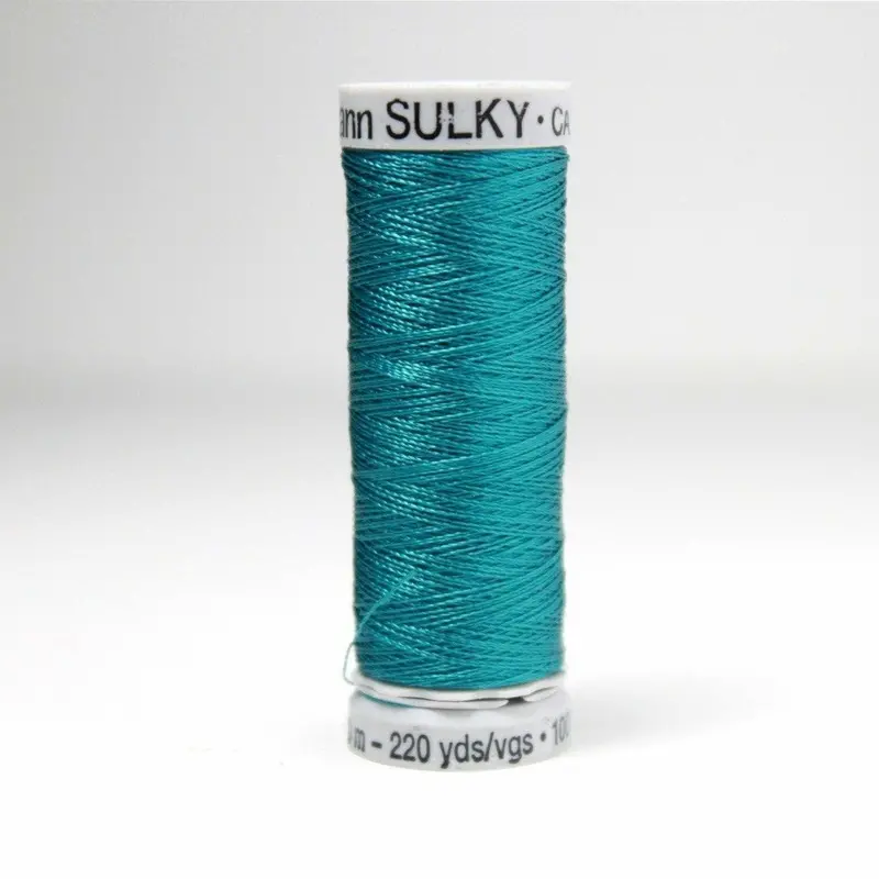 Gutermann Rayon 40 Embroidery Thread 1206 Teal 1