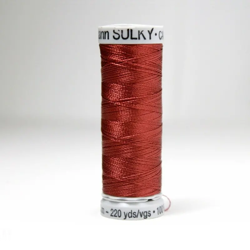 Gutermann Rayon 40 Embroidery Thread 1217 Rust 1