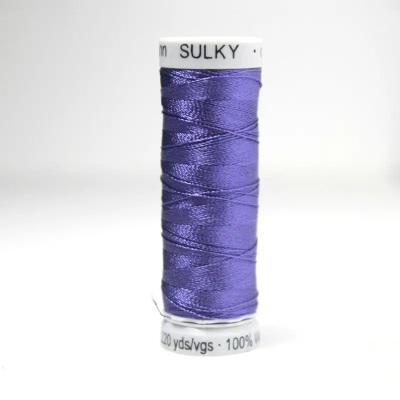 Gutermann Rayon 40 Embroidery Thread 1235 Deep Purple 1
