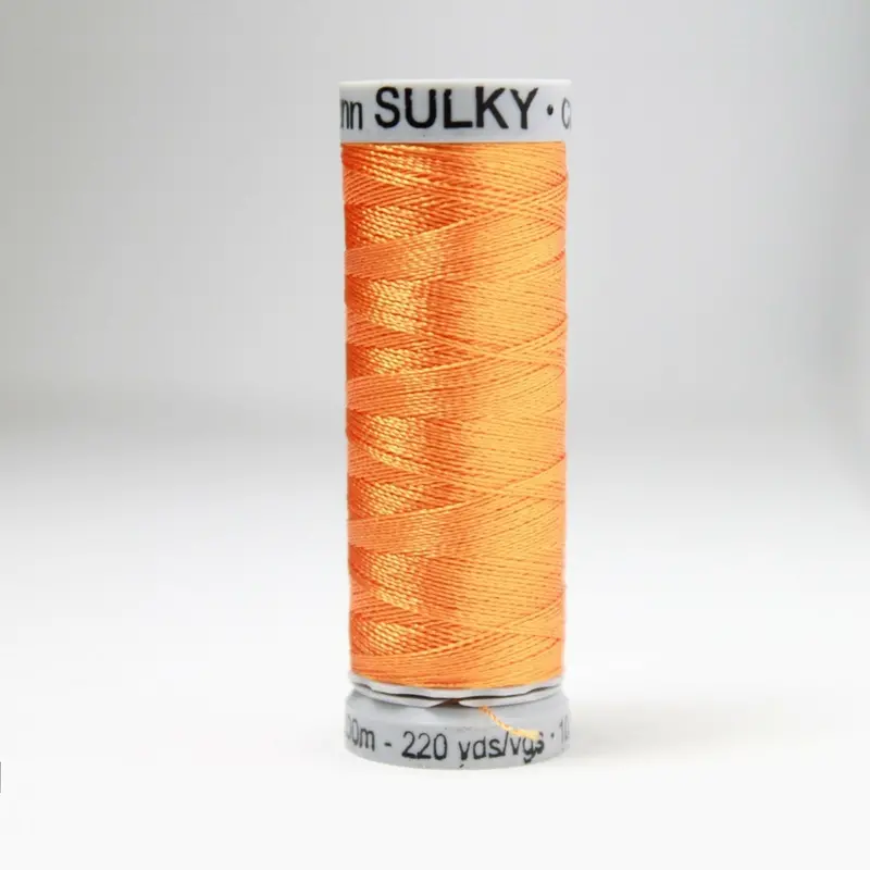 Gutermann Rayon 40 Embroidery Thread 1238 Orange Sunrise 1