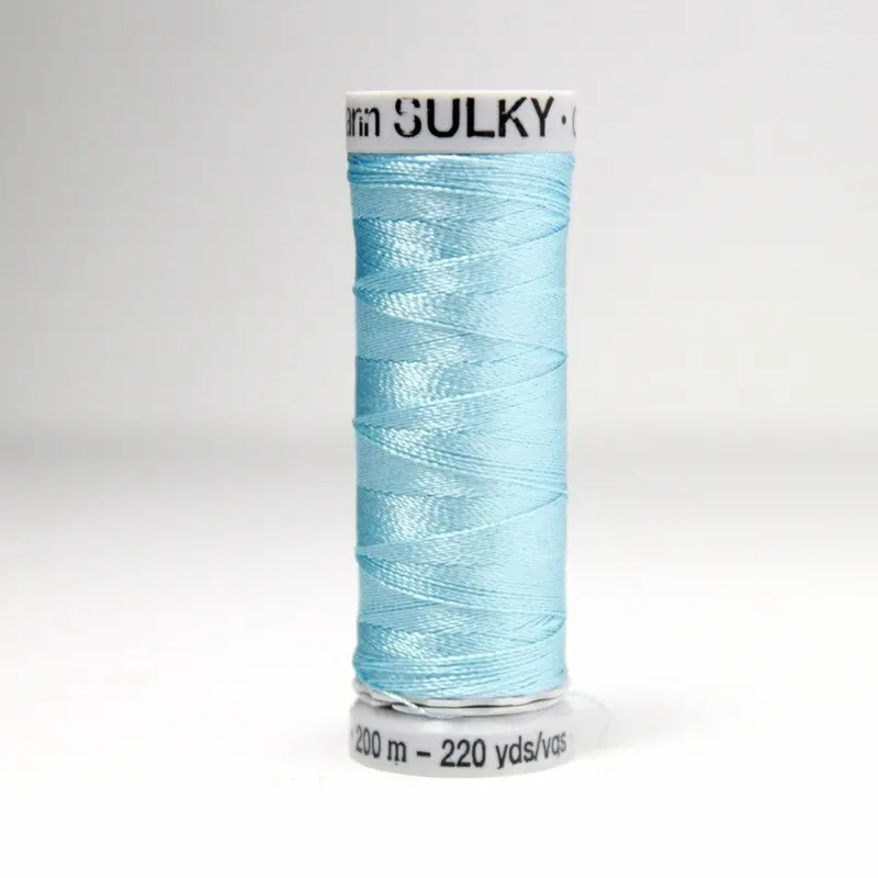 Gutermann Rayon 40 Embroidery Thread 1248 Medium Pastel Blue 1