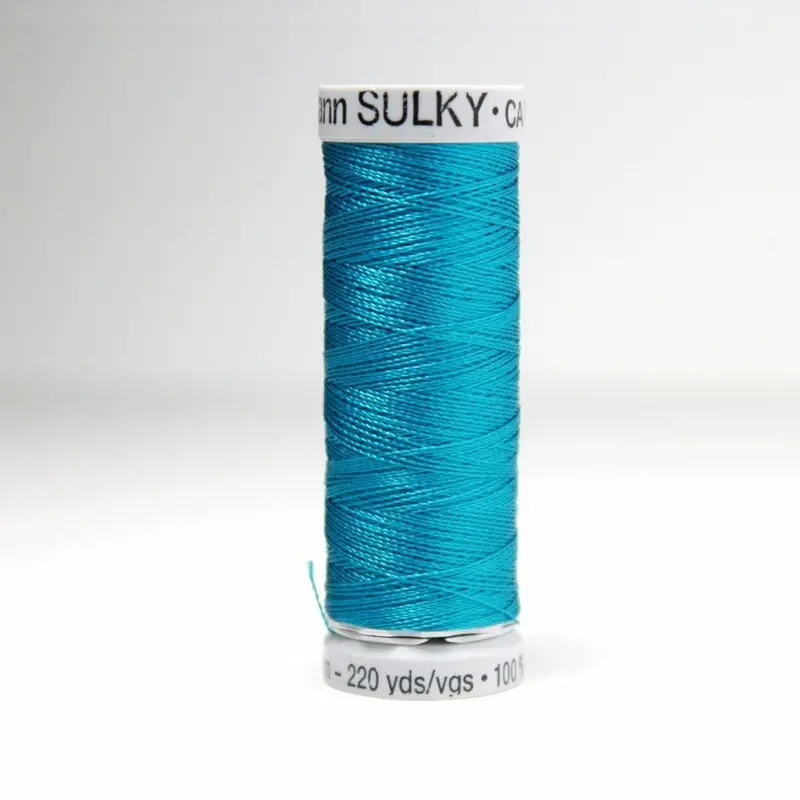 Gutermann Rayon 40 Embroidery Thread 1251 Bright Turquoise 1