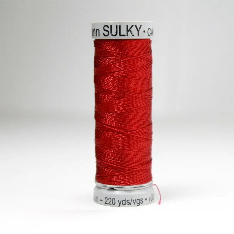 Gutermann Rayon 40 Embroidery Thread 1263 Scarlet 1