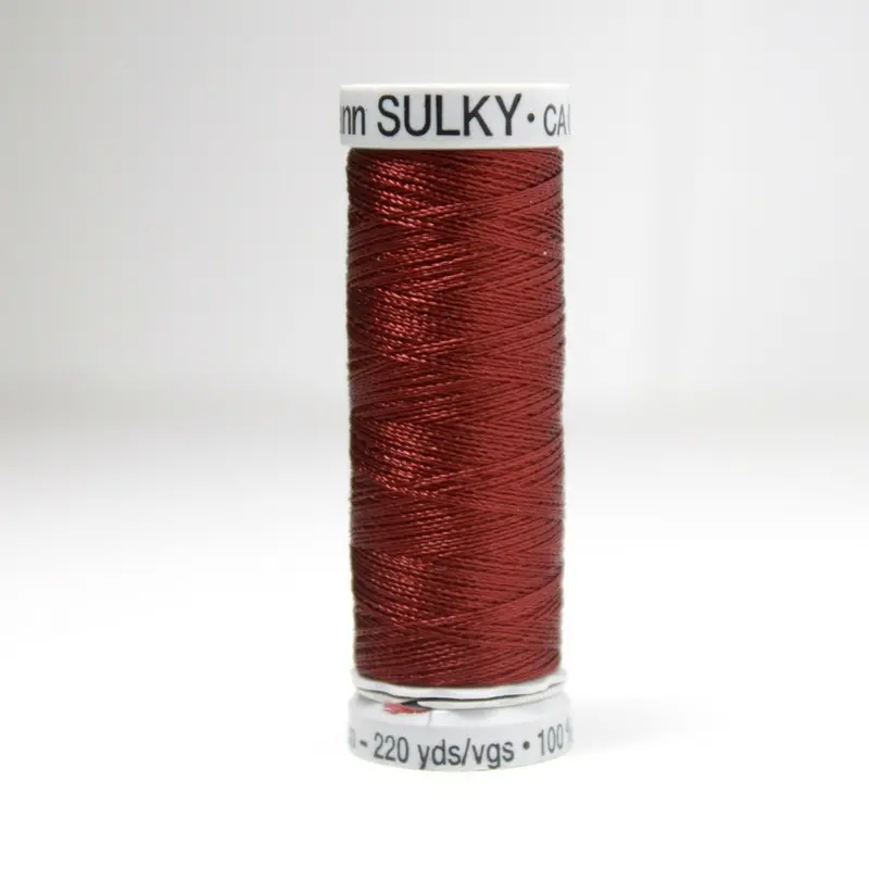 Gutermann Rayon 40 Embroidery Thread 1264 Cognac 1
