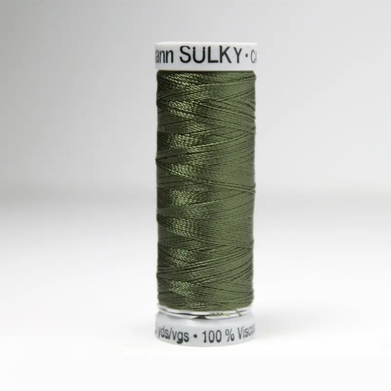 Gutermann Rayon 40 Embroidery Thread 1272 Hedge Green 1