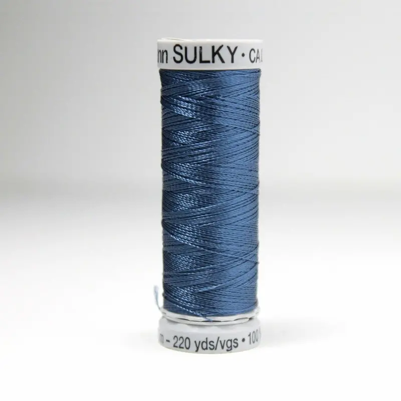 Gutermann Rayon 40 Embroidery Thread 1283 Steel Blue 1