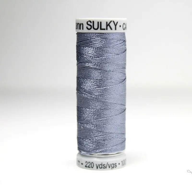 Gutermann Rayon 40 Embroidery Thread 1295 Blue Grey 1