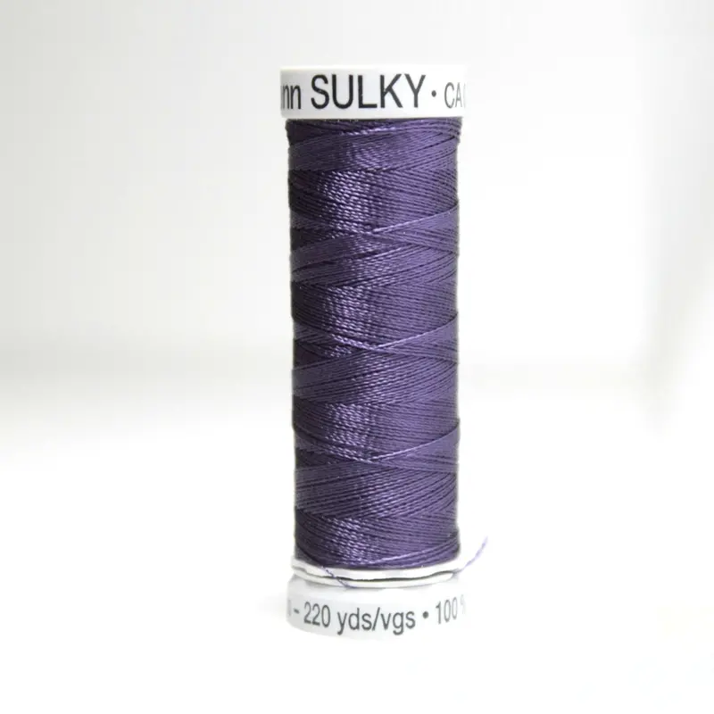 Gutermann Rayon 40 Embroidery Thread 1299 Dark Purple 1