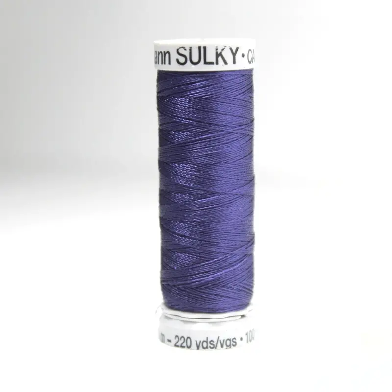 Gutermann Rayon 40 Embroidery Thread 1301 Midnight Purple 1