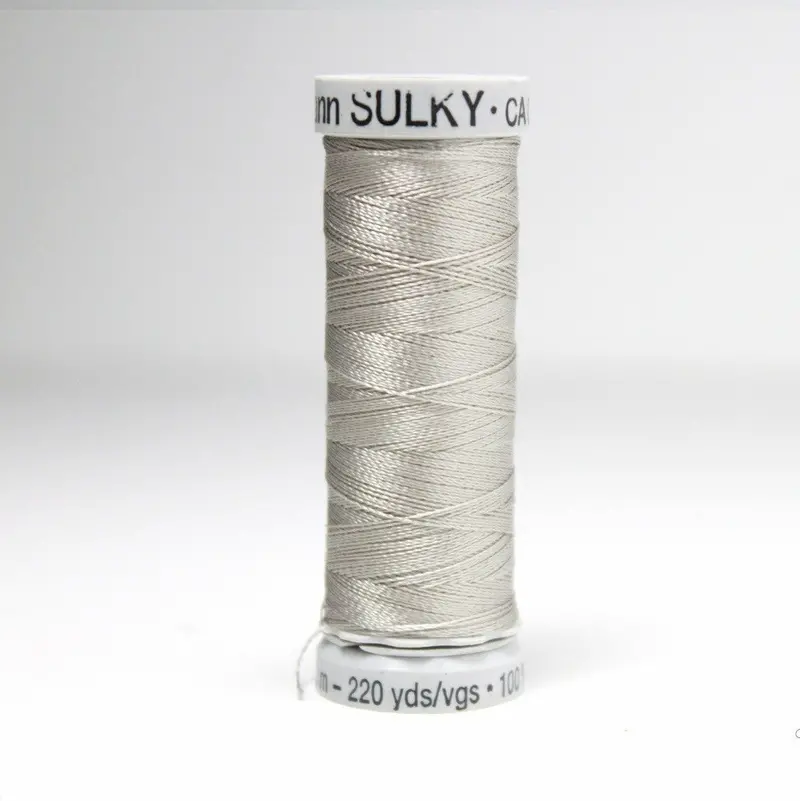 Gutermann Rayon 40 Embroidery Thread 1321 Gray Khaki 1