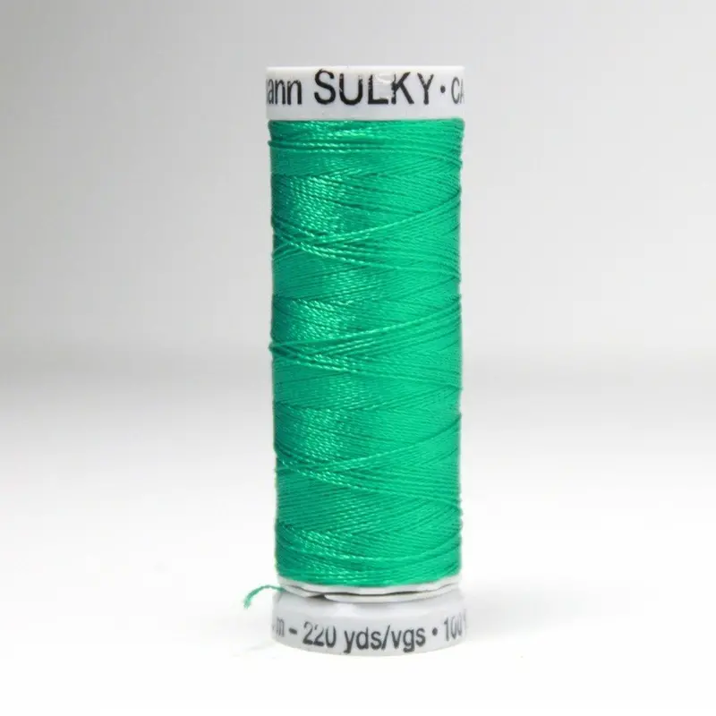 Gutermann Rayon 40 Embroidery Thread 1503 Mid Green 1