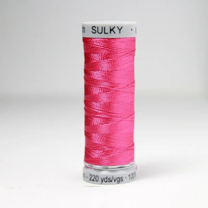 Gutermann Rayon 40 Embroidery Thread 1511 Bright Pink 1
