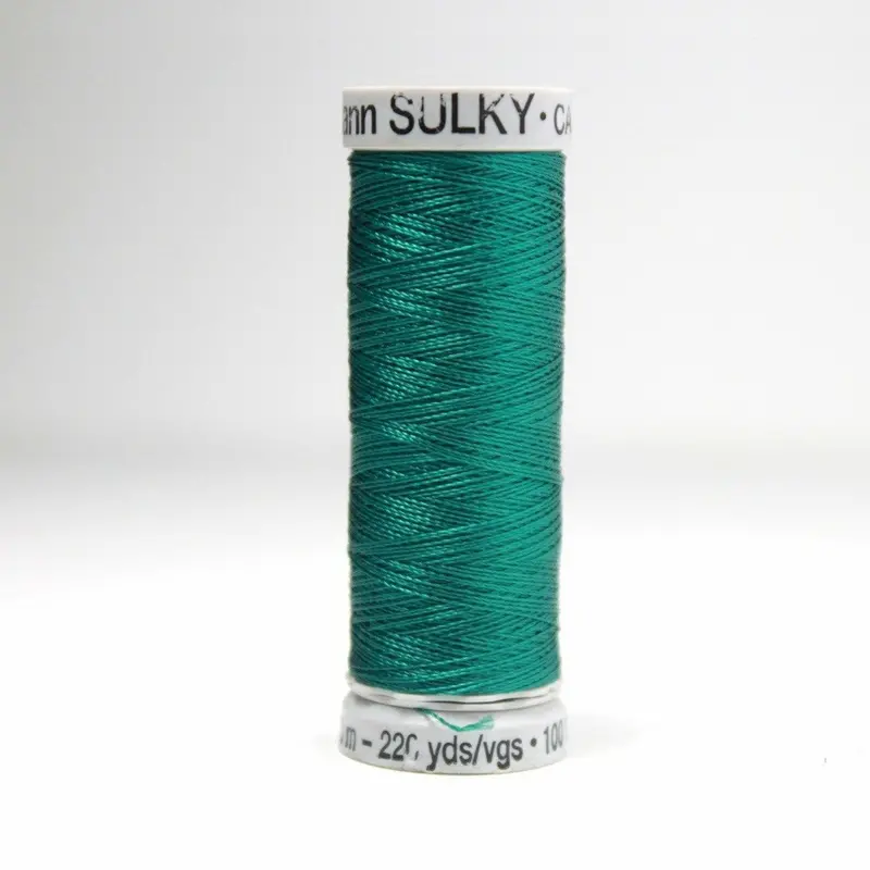 Gutermann Rayon 40 Embroidery Thread 1517 Coachman Green 1