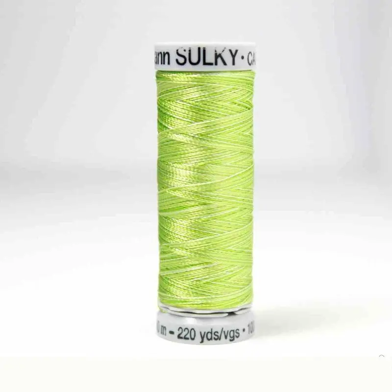 Gutermann Rayon 40 Embroidery Thread 2113 Vari-Bright Greens 1