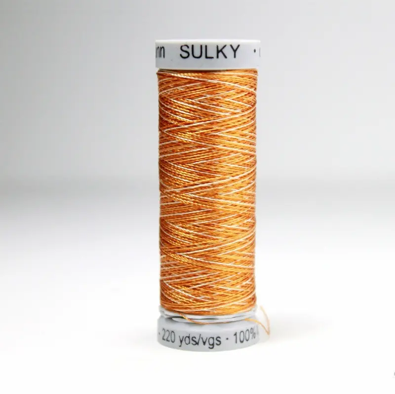 Gutermann Rayon 40 Embroidery Thread 2119 Vari-Light Browns 1