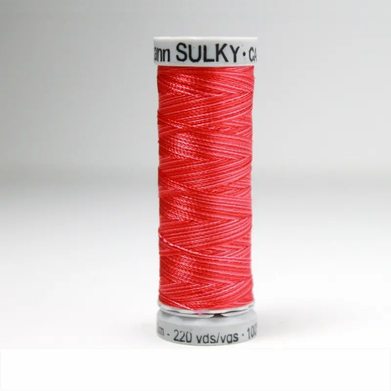 Gutermann Rayon 40 Embroidery Thread 2123 Vari-Reds 1