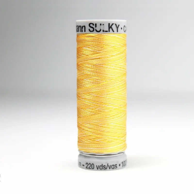 Gutermann Rayon 40 Embroidery Thread 2134 Vari-Golden Yellows 1