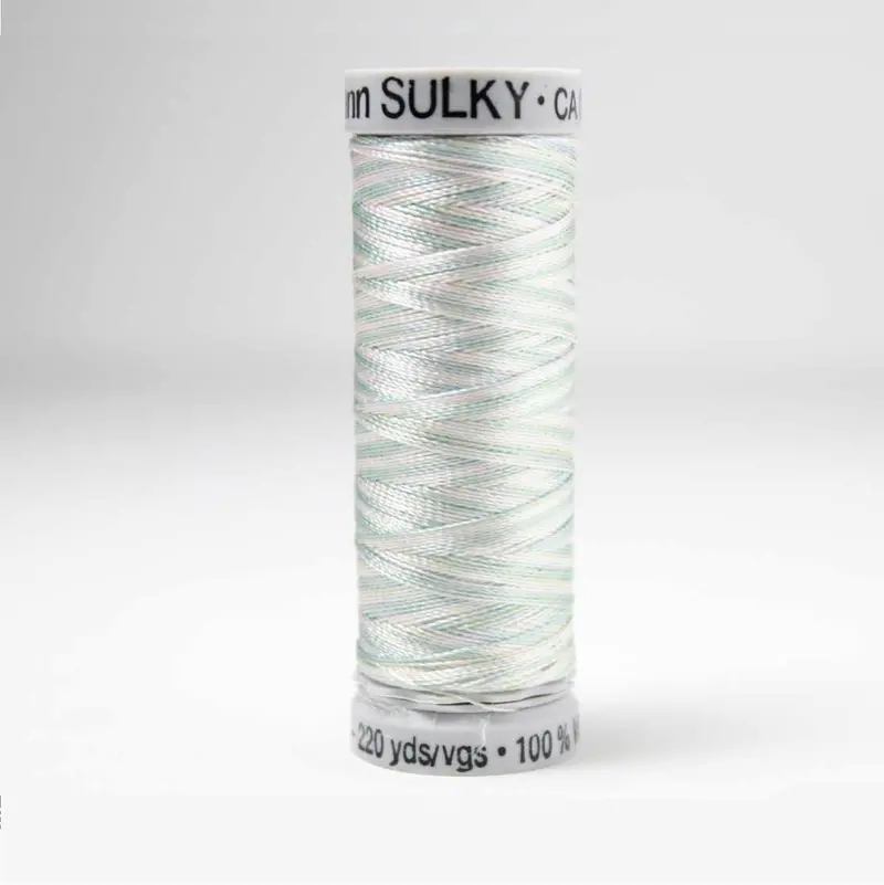 Gutermann Rayon 40 Embroidery Thread 2203 Baby Pink / Mint / Blue 1