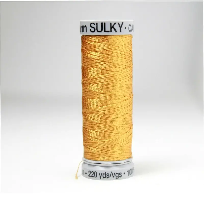 Gutermann Rayon 40 Embroidery Thread 567 Harvest Gold 1