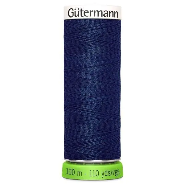 Gutermann Recycled Thread 100M, Colour 13 Navy 1