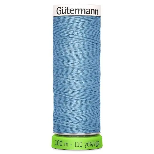 Gutermann Recycled Thread 100M, Colour 143 Duck Egg Blue 1