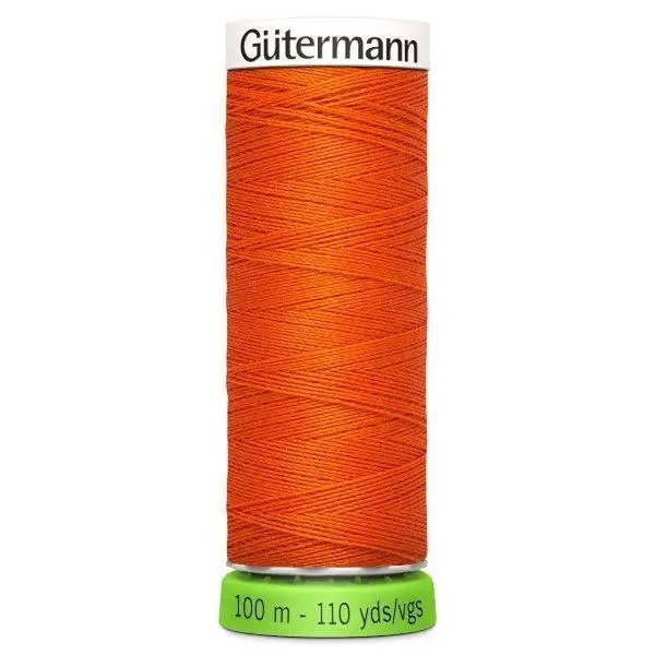 Gutermann Recycled Thread 100M, Colour 351 Orange 1